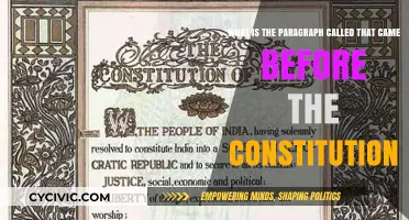 The Pre-Constitution Paragraph: America's First Founding Document