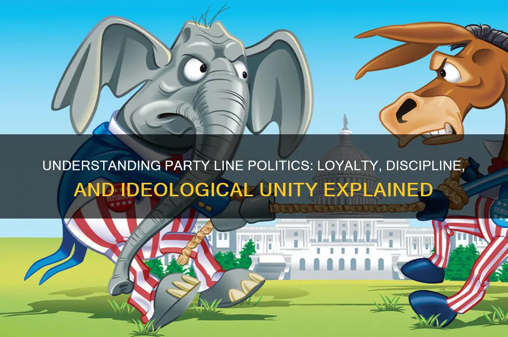 what is the party line politics