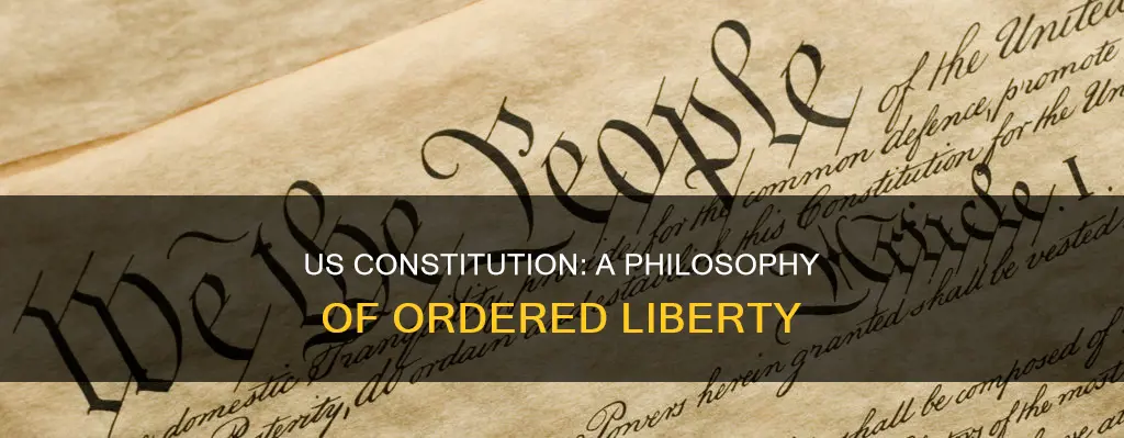 what is the philosophy of the us constitution