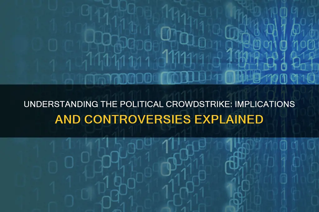 what is the political crowdstrike