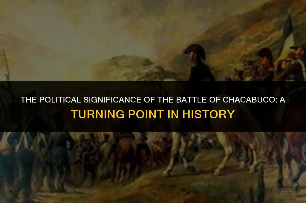 what is the political importance of the battle of chacabuco