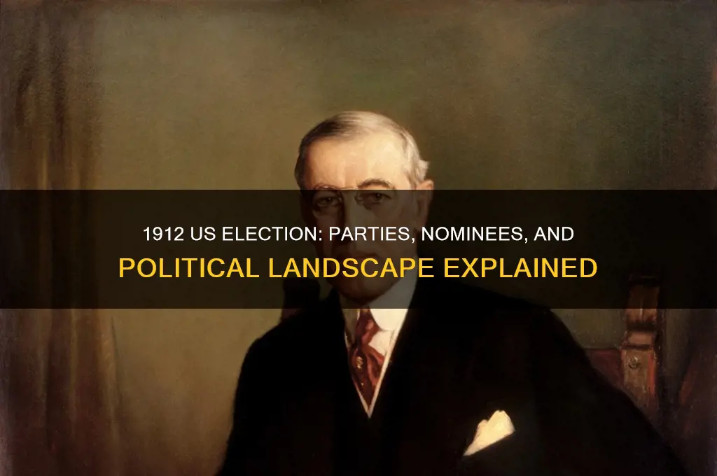 what is the political parties and nominees in 1912