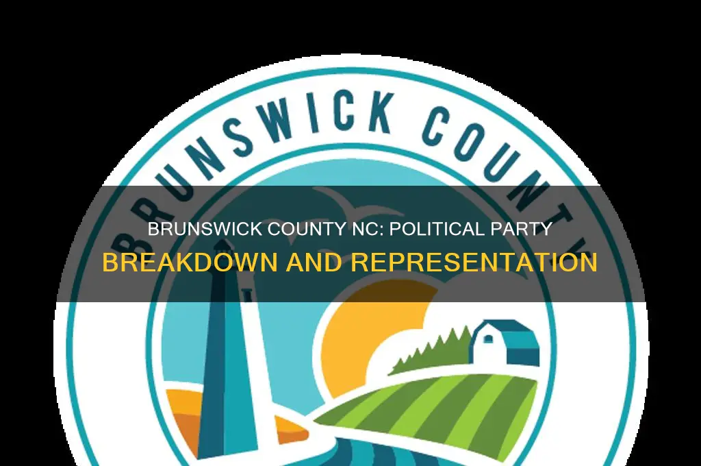 what is the political party breakdown of brunswick county nc
