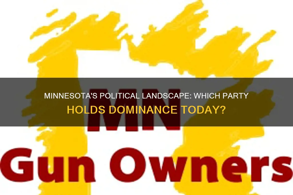 what is the political party in dominance in minnesota