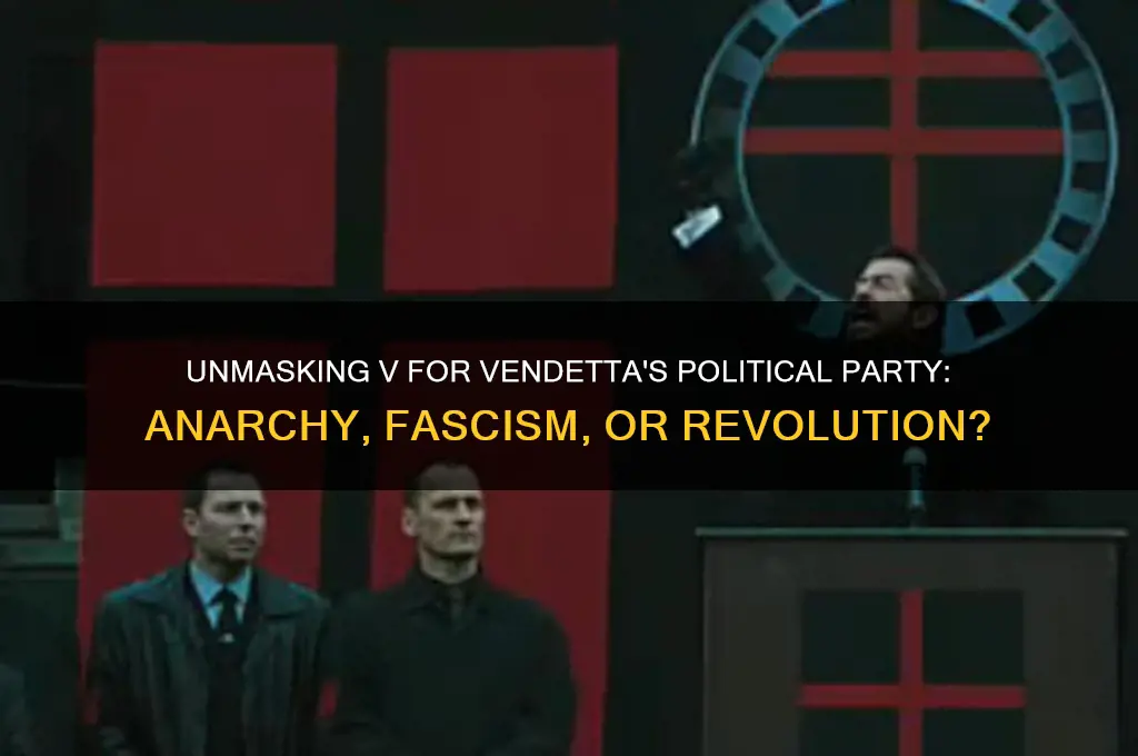 what is the political party in v for vendetta