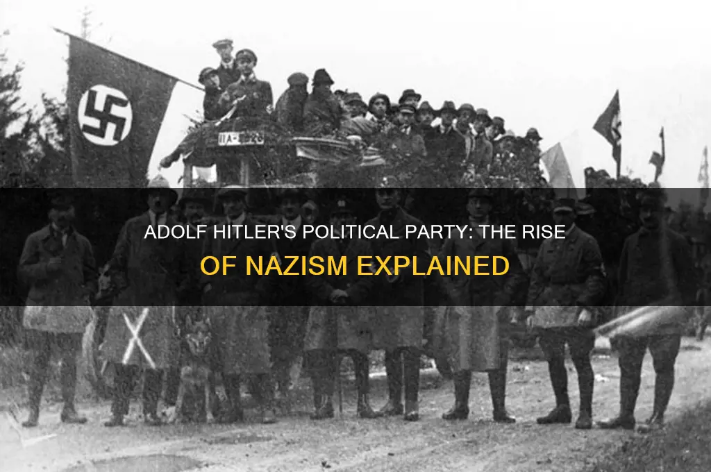 what is the political party of adolf hitler