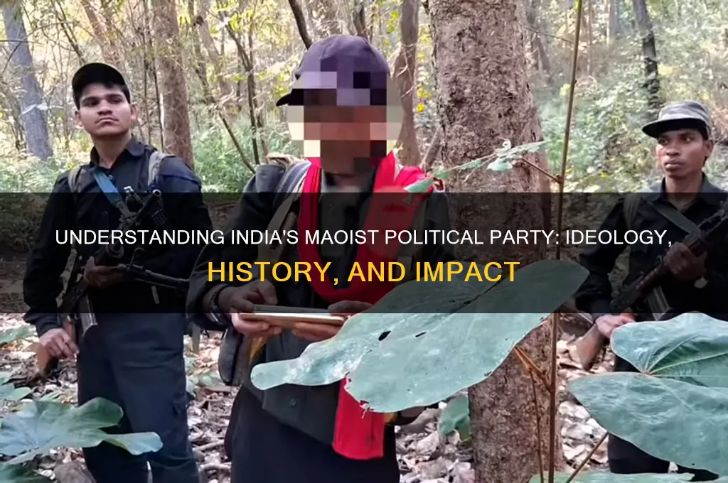 what is the political party of india moaist