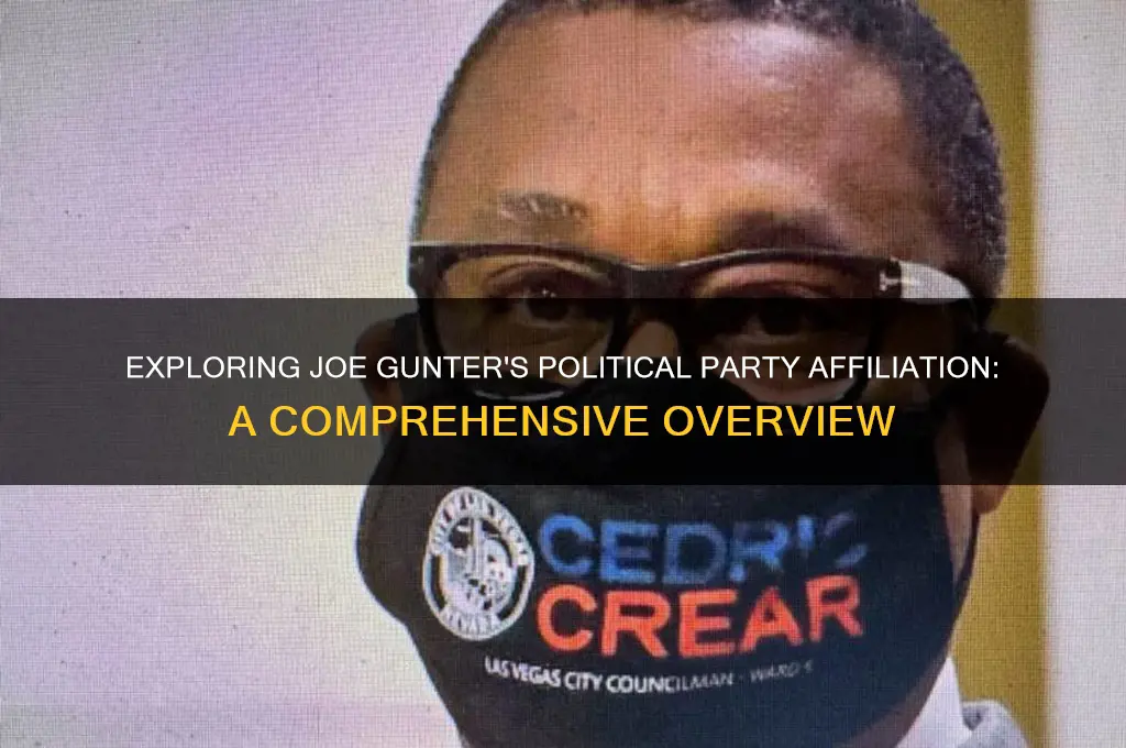 what is the political party of joe gunter