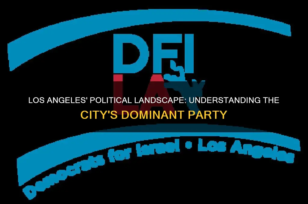 what is the political party of los angeles