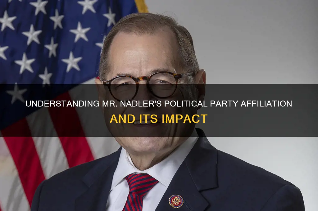 what is the political party of mr nadler
