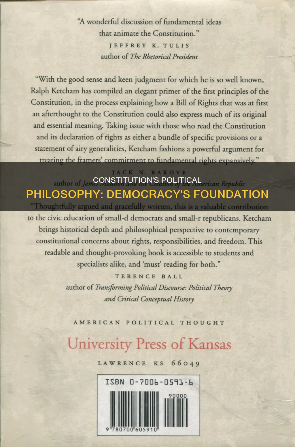 what is the political philosophy of our constitution