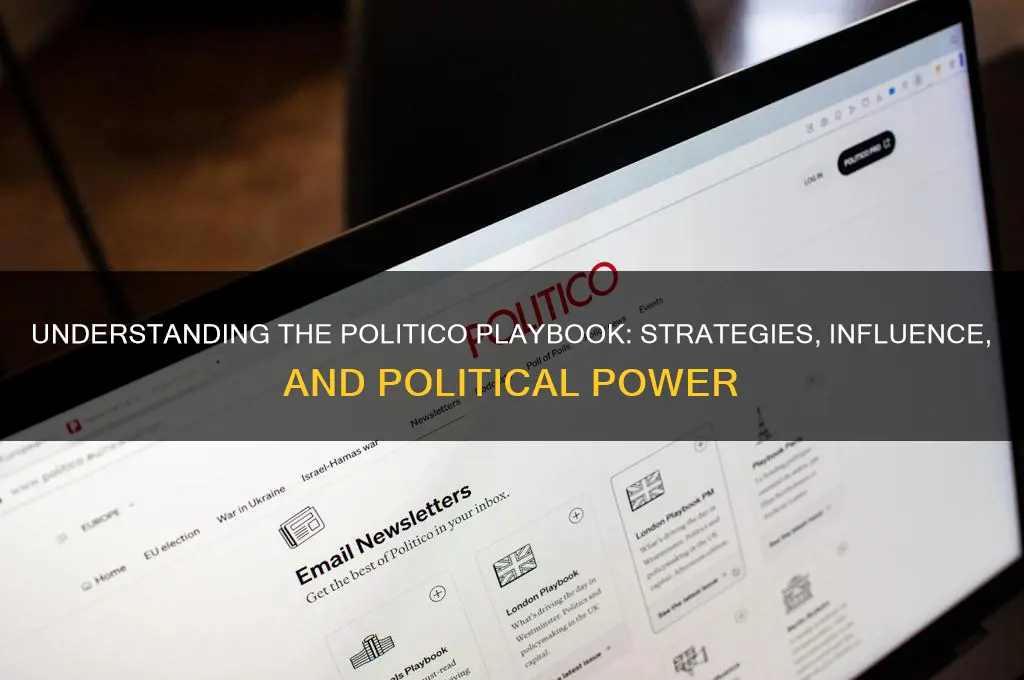 what is the politico playbook
