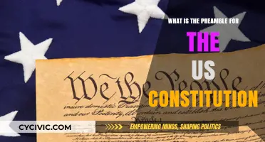 The US Constitution: Understanding the Preamble