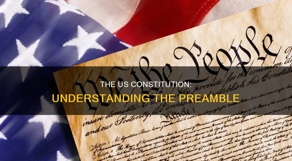what is the preamble for the us constitution
