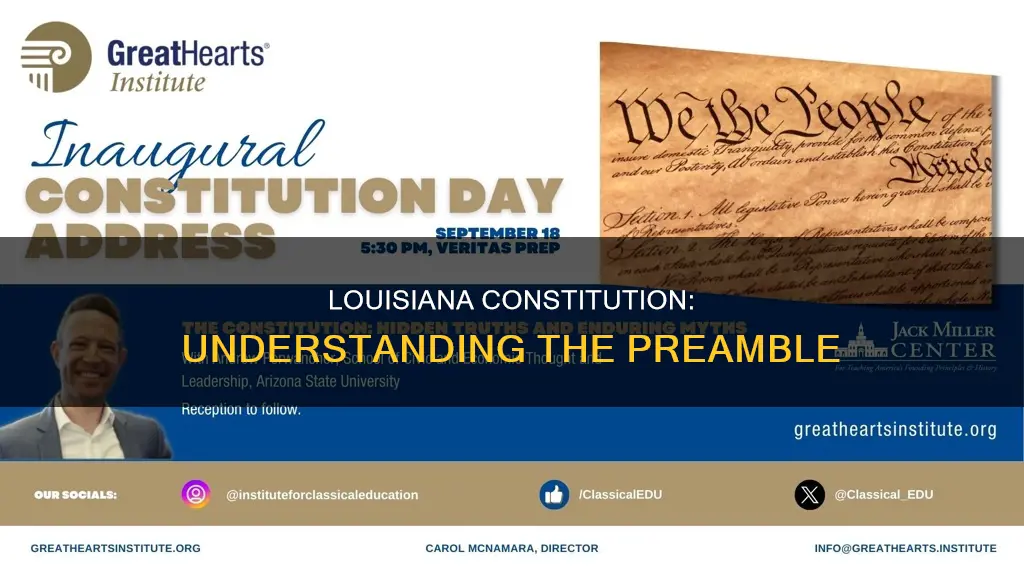 what is the preamble of the louisiana constitution