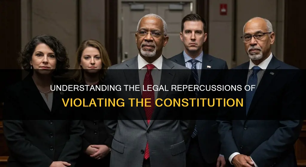 what is the punishment for breaking the constitution