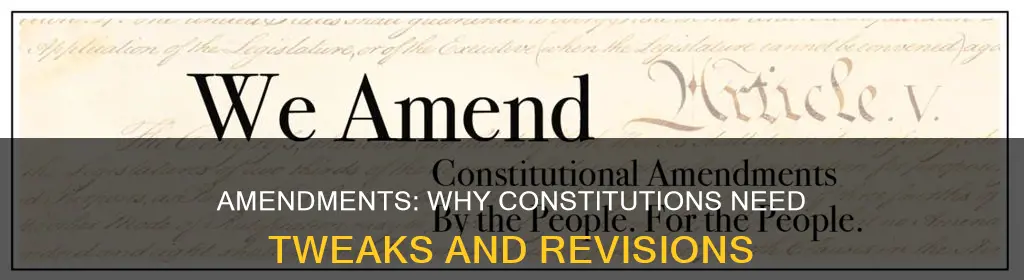 what is the purpose of an amendment to the constitution