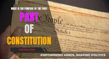 The Constitution's First Part: Setting the Foundation for Governance