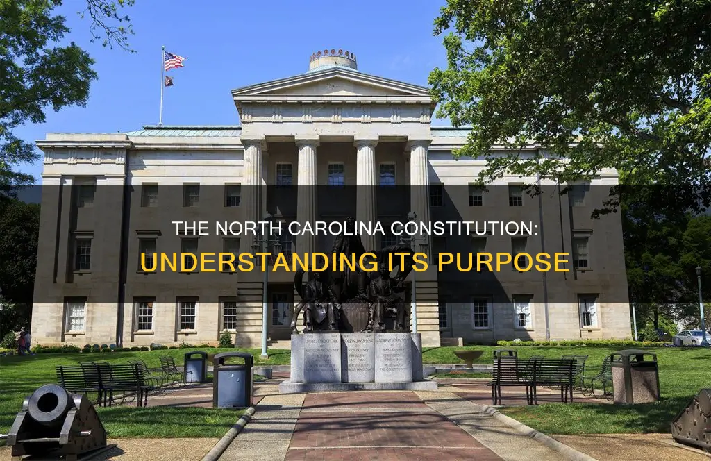 what is the purpose of the north carolina constitution