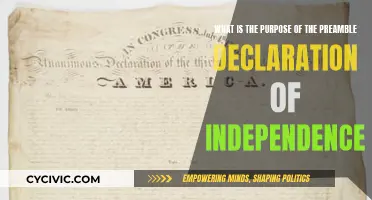 The Preamble's Purpose: Declaration of Independence Explained