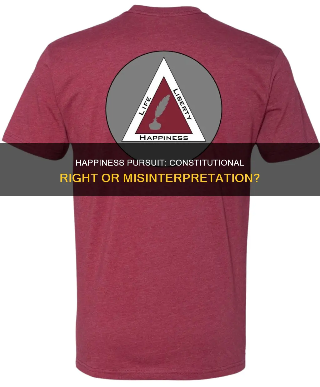 what is the pursuit of happiness in the constitution