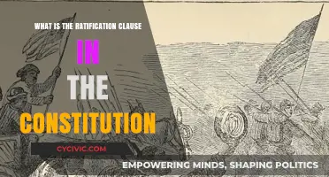 Ratification Clause: Constitution's Key to Amendments