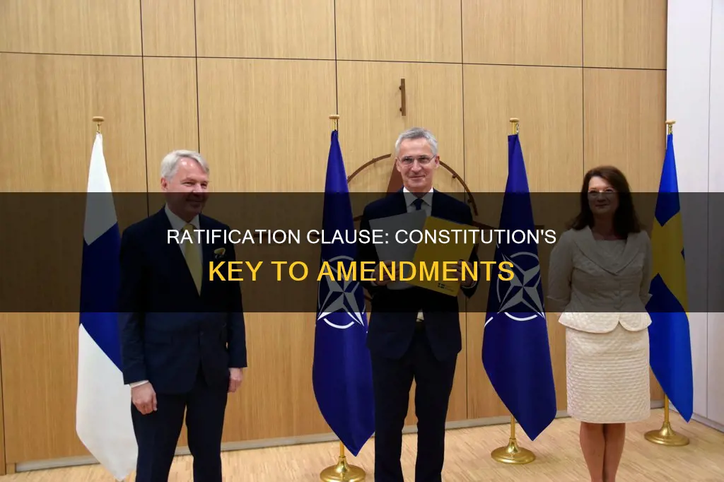 what is the ratification clause in the constitution