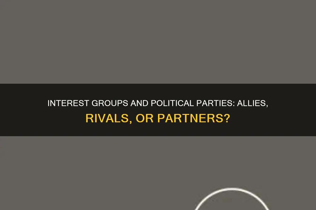 what is the relationship between interest groups and political parties