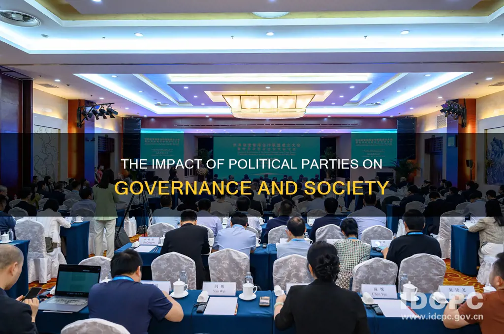 what is the result of a political party