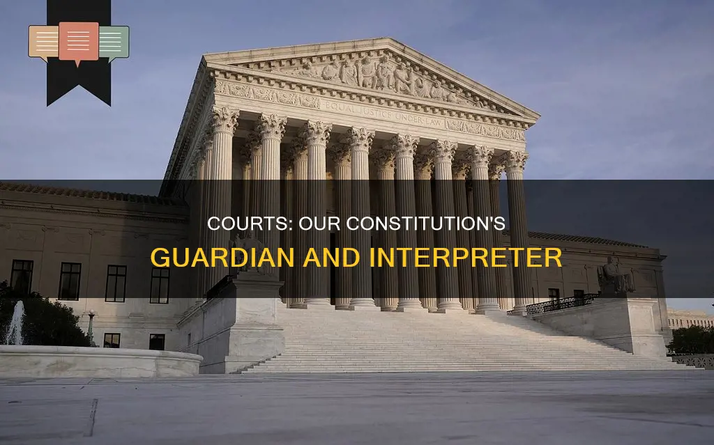what is the role of courts in our constitution
