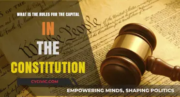 Constitution Rules: Capital Laws and Their Limits