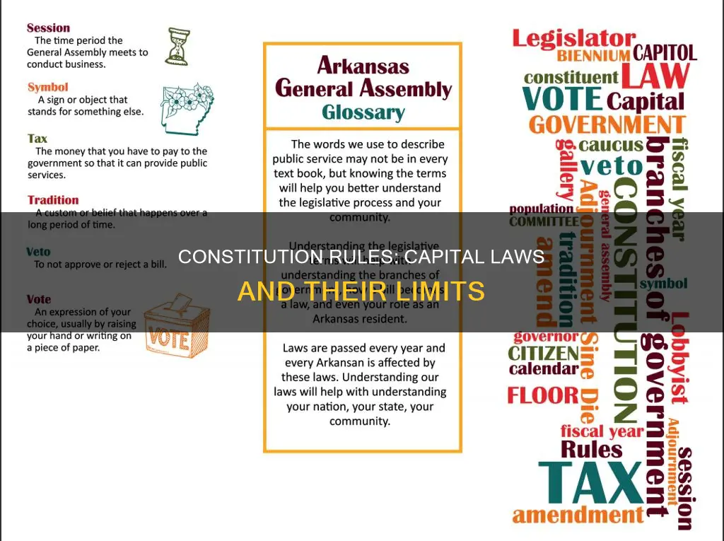 what is the rules for the capital in the constitution