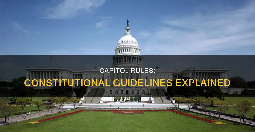 what is the rules for the capitol in the constitution