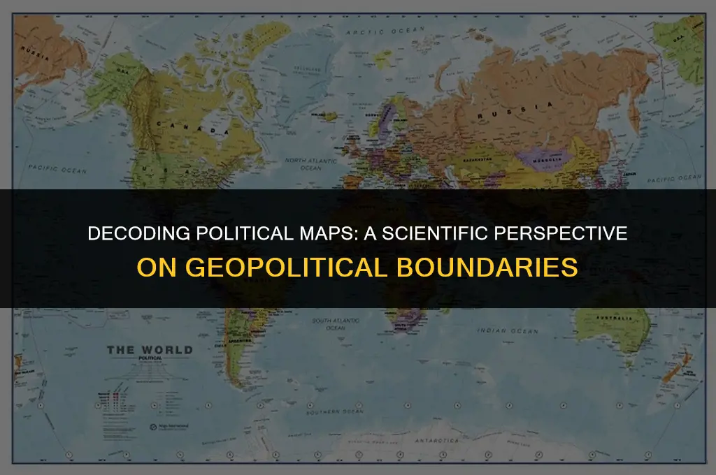what is the science definition of political map