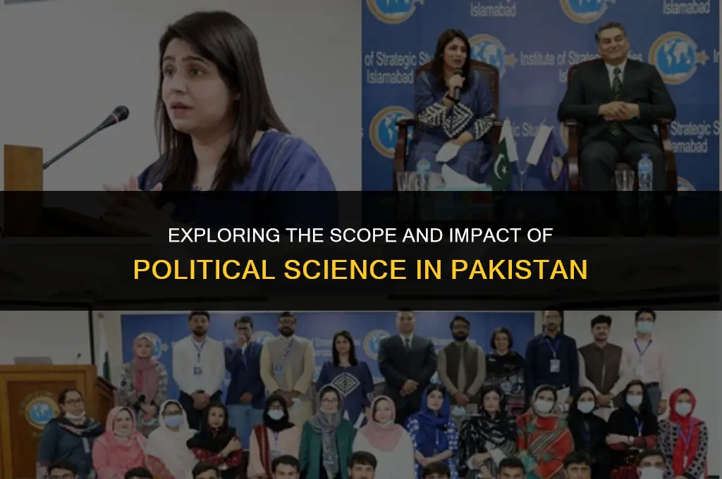 what is the scope of political science in pakistan