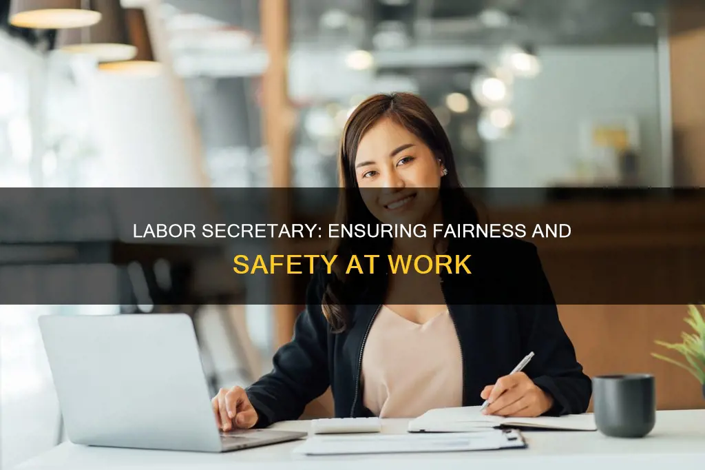 what is the secretary of labor responsible for