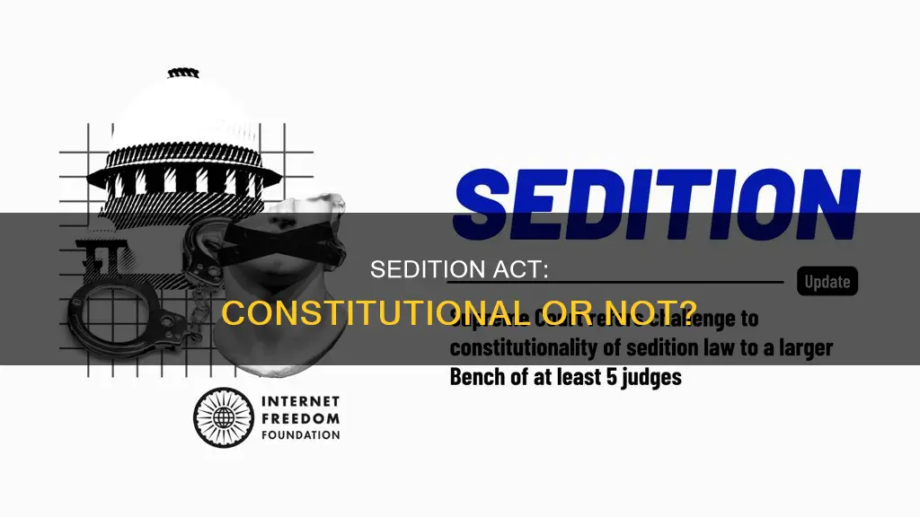 what is the sedition act was this constitutional