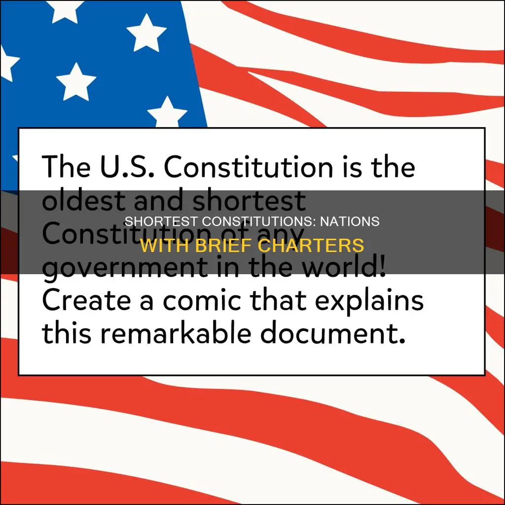 what is the shortest constitution in the world