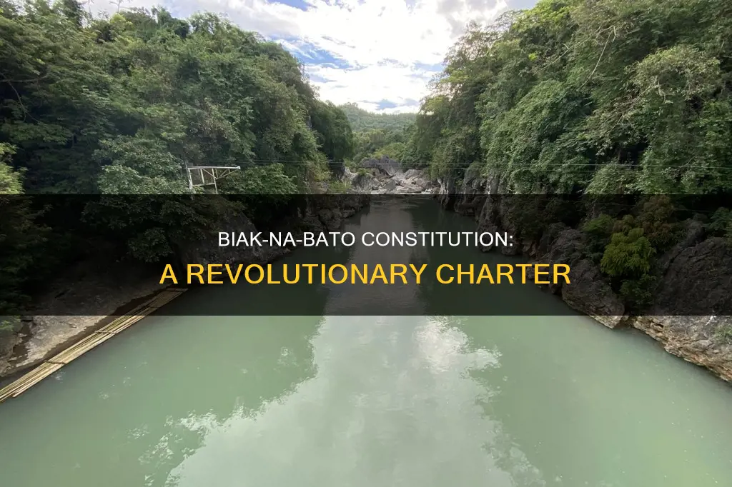 what is the significance of biak na bato constitution