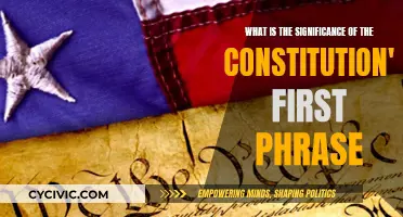 The Constitution's First Phrase: A Nation's Founding Principles