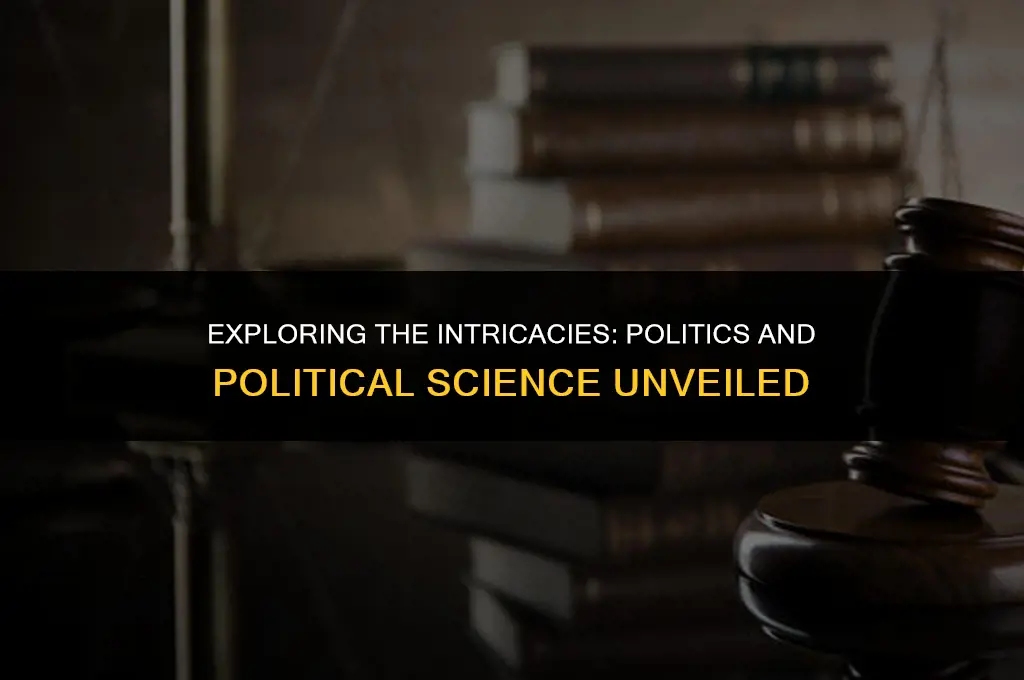 what is the similarities of politics and political science