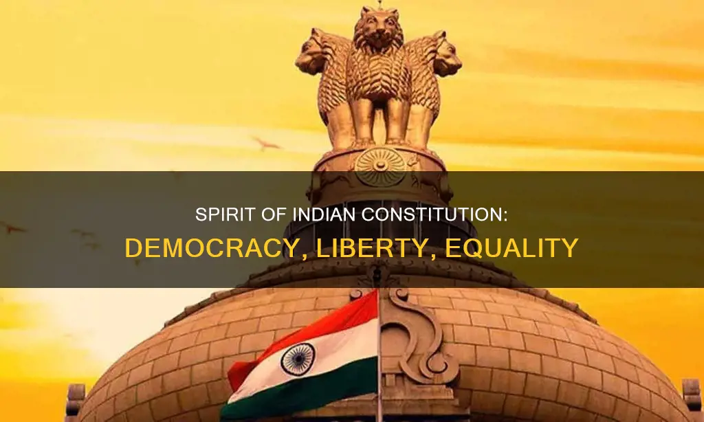 what is the spirit of indian constitution