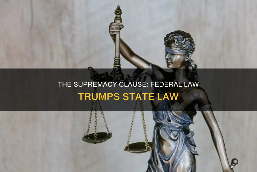 what is the supremacy clause in our constitution simple definition