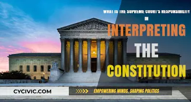 The Supreme Court's Duty: Interpreting the Constitution