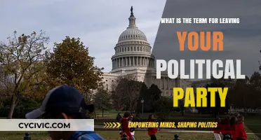 Breaking Ranks: Understanding the Term for Leaving Your Political Party