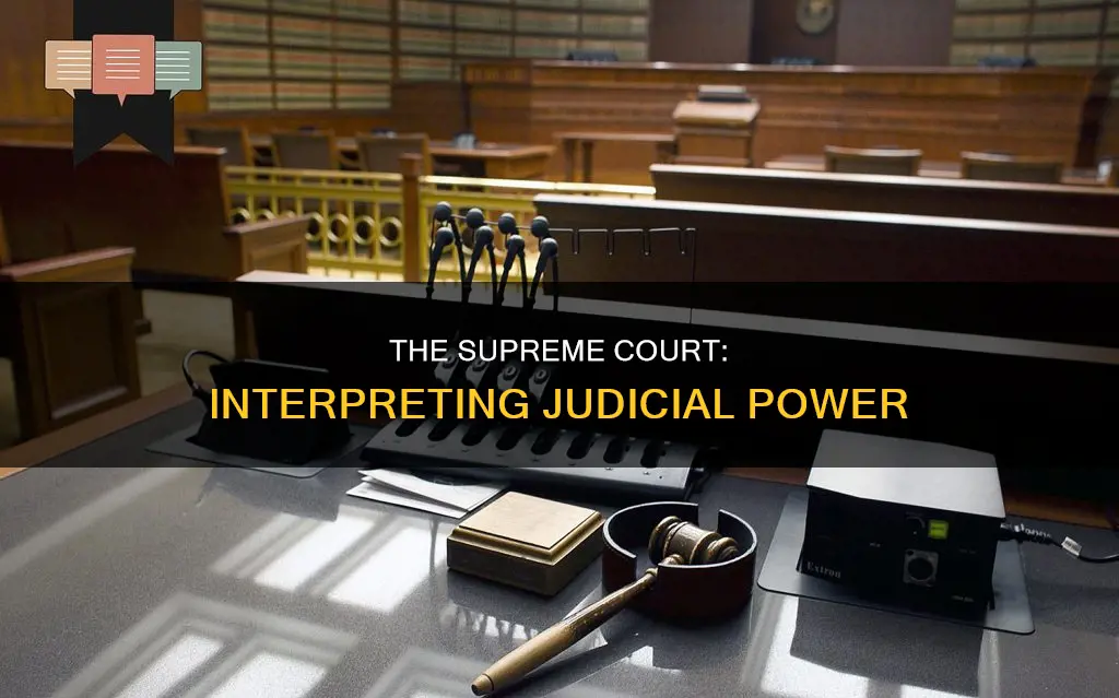 what is the the constitution specifies about judicial power
