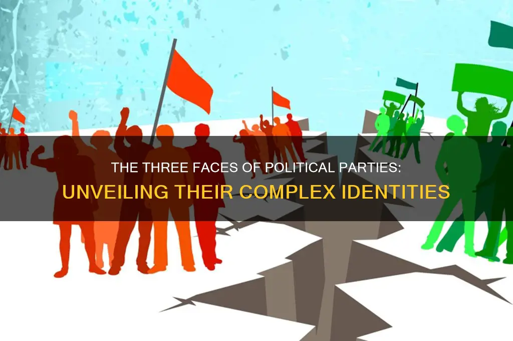 what is the three faces of political parties