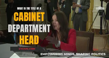 Who Leads a Cabinet Department? Understanding Key Roles