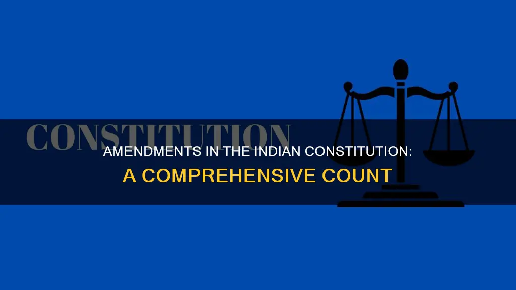 what is the total number of amendment in indian constitution