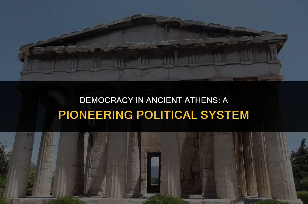 what is the type of political system in ancient athens